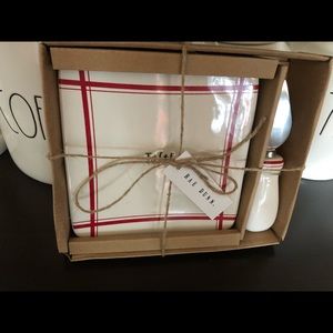 Rae Dunn red line tray